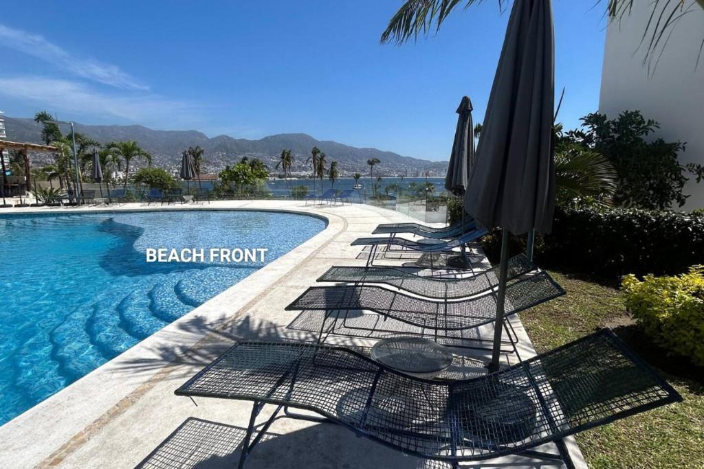 Hermoso Departamento Cerca De La Quebrada Acapulco Bagian luar foto